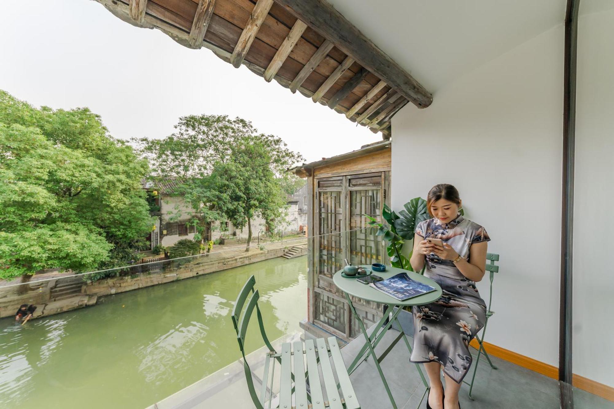 Tongli Slowlife River View Inn Suzhou  Exterior foto